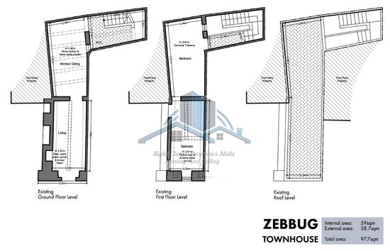 2 Bedroom Un Converted House Of Character For Sale In Haz- Zebbug ( MALTA )